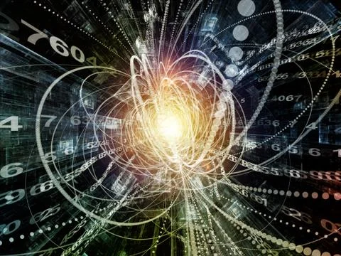 Visualization of Wave Particle イラスト素材