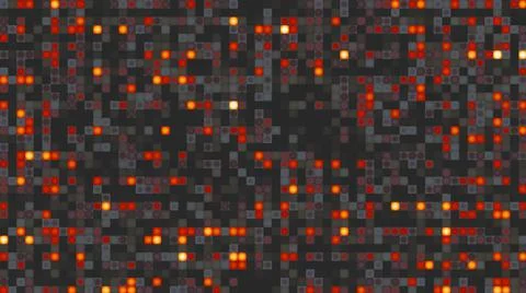 Visualization wave technology digital surface background, abstract fire and s 库存插图