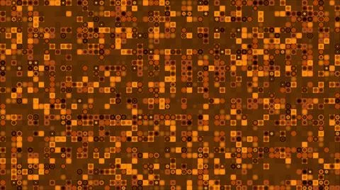 Visualization wave technology digital surface background, abstract gold tone  Stockillustratie