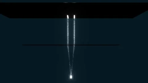 Visualization of Young’s double-slit experiment Stock Footage 335388460