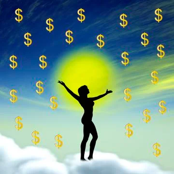 Visualize your Dreams Stock Illustration
