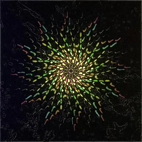 Visualizer Loop - Chroma Weave 库存影片 158861700