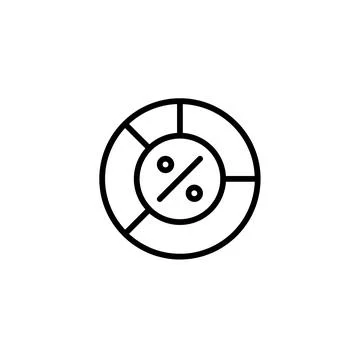 Visualizing Analytics Charts for Data Percentage Analysis Stock Illustration