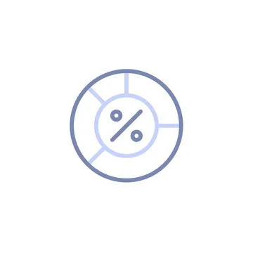 Visualizing Analytics Charts for Data Percentage Analysis Stock Illustration