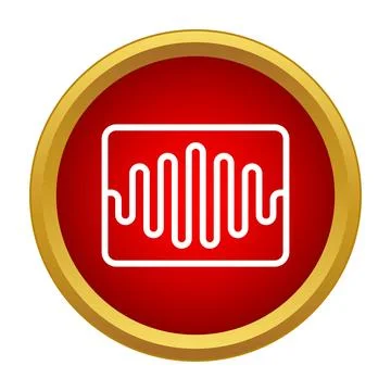 Visualizing audio sound wave music frequency equalizer イラスト素材