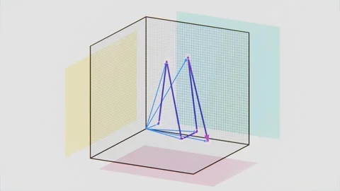 Visualizing Complex Vectors in a Simple, Engaging Science Demo, 3D animation. Stock Footage 274215025