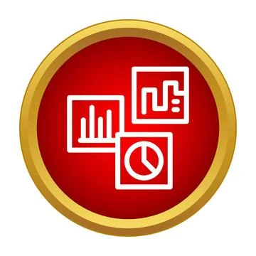 Visualizing data trends with various business charts 库存插图