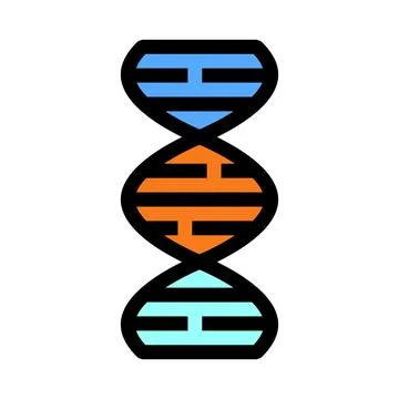 Visualizing dna helix structure and genetic information 스톡 일러스트