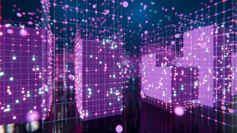 Visualizing the Intricate Attention Mechanism Inside a Transformer Model - Stock Footage 273688699