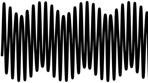 Visualizing Kaleidoscopic Waveforms in Interactive CGI Art Stock Footage 247093876