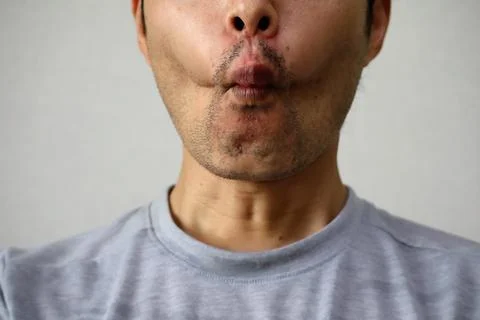 Visualizing someone who has lost a drastic amount of weight. Foto stock