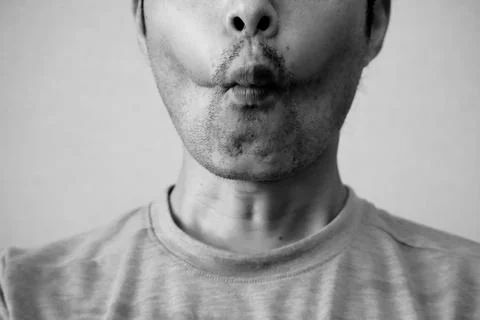 Visualizing someone who has lost a drastic amount of weight. Foto stock