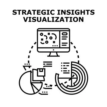 Visualizing strategic insights for business data analysis イラスト素材