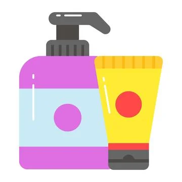 Visually appealing flat sticker of recycling bins are ready for download Stock-Illustration