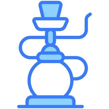A visually appealing glyph illustration of hotel entertainment Stock Illustration