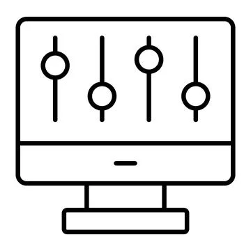 A visually appealing glyph illustration of hotel accommodation Stock Illustration