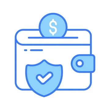 A visually appealing glyph illustration of hotel luggage cart Stock Illustration