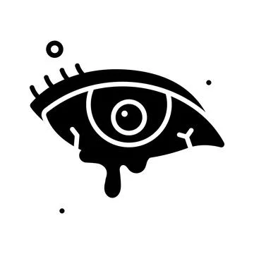 A visually appealing glyph illustration of hotel entertainment Stock Illustration