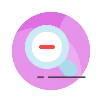 Visually appealing glyph sticker of crystal ball for future financial Stock-Illustration