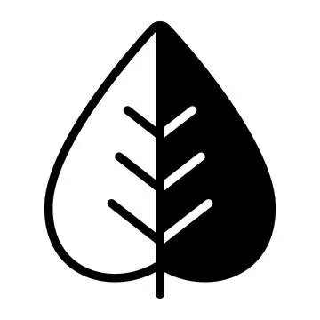 Visually appealing glyph sticker of crystal ball for future financial Stock Illustration
