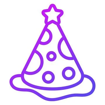 Visually appealing glyph sticker of crystal ball for future financial Illustrazione stock