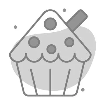 Visually appealing glyph sticker of crystal ball for future financial Stock-Illustration