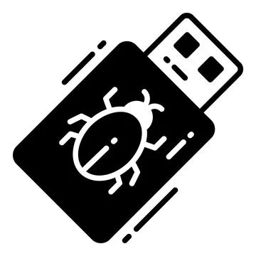 Visually appealing glyph sticker of crystal ball for future financial Stock Illustration