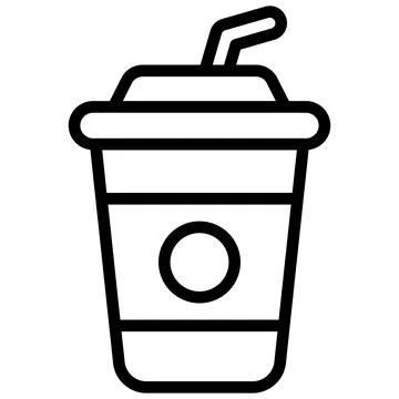 A visually appealing glyph sticker of festive party llama character Ilustración de archivo