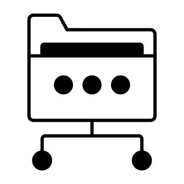 A visually appealing hand drawn icon representing sales funnel Ilustração Stock