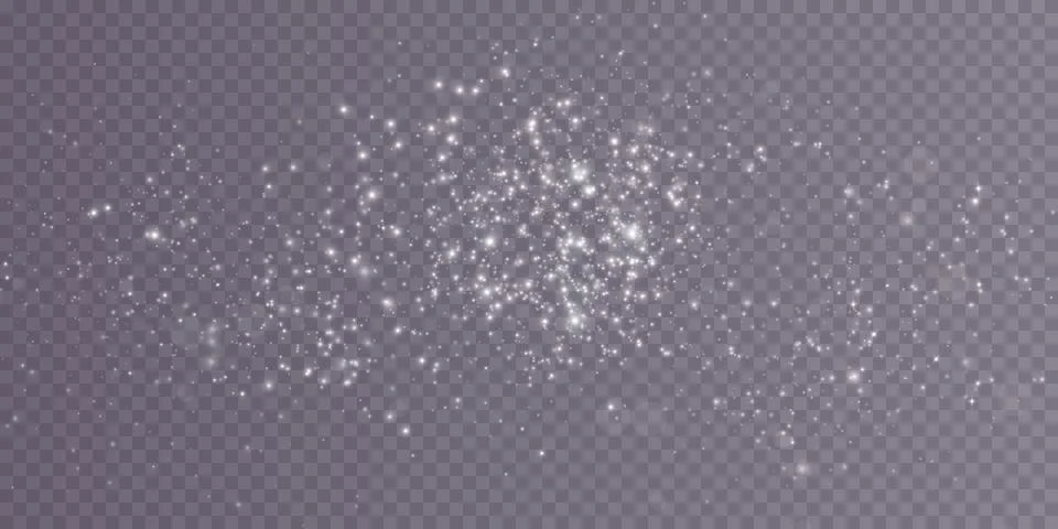 This is a visually appealing image depicting Sparkling Glitter Dust on a Stock-Illustration