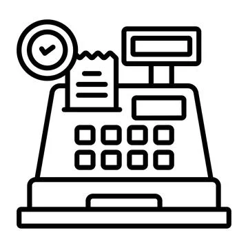 A visually appealing outline illustration of hotel room comfort Illustration