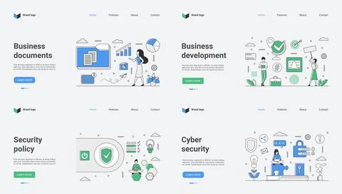 A visually appealing vector illustration showcasing a business document and 스톡 일러스트