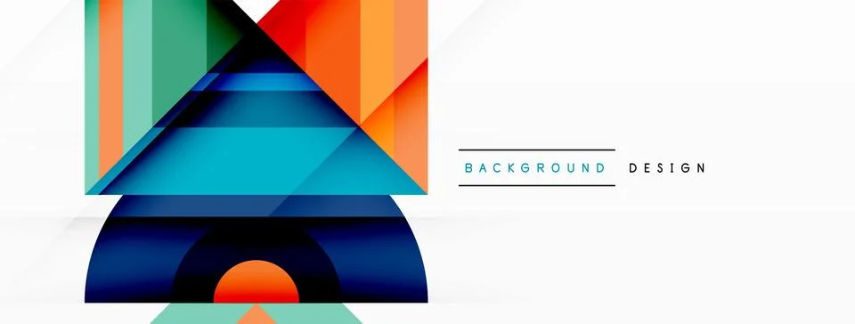 Visually captivating background design showcasing dynamic geometric lines Stock Illustration