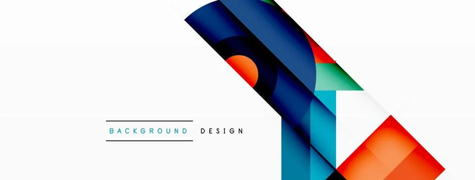 Visually captivating background design showcasing dynamic geometric lines Stock Illustration