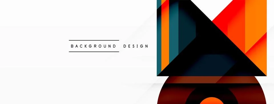 Visually captivating background design showcasing dynamic geometric lines Stock Illustration