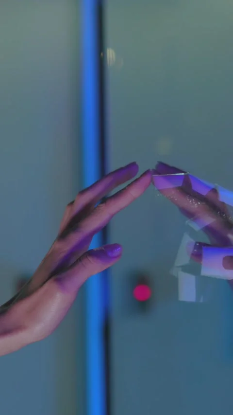 A visually captivating journey explores love, technology, and illusion Stock Footage 316523811