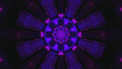 Visually captivating tunnel video loop offering seamless immersion in vibra.. Stock Footage 320046510