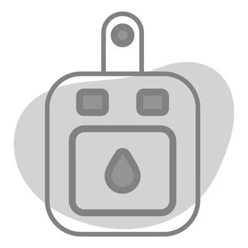A visually engaging glyph sticker of joyful high five gesture Stock Illustration