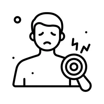 A visually engaging glyph sticker of rhythm vinyl record イラスト素材
