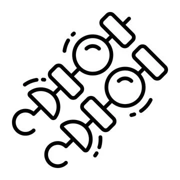 A visually engaging glyph sticker set of party and celebration, ready to use Ilustração Stock
