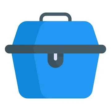 A visually engaging hand drawn icon of 3d cube structure Illustrazione stock