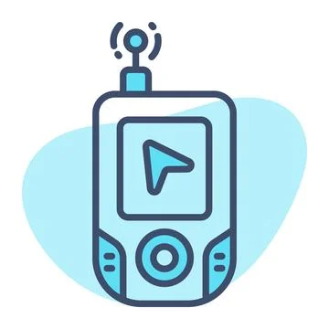 A visually engaging hand drawn icon of 3d cube structure Stock Illustration