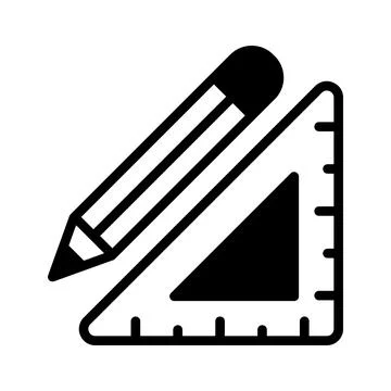 A visually engaging hand drawn icon of 3d cube structure Stock Illustration