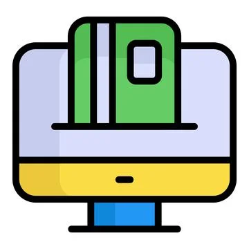Visually engaging isometric illustration depicting interactive computer portal 스톡 일러스트