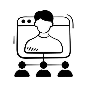 Visually engaging isometric illustration depicting corporate human resources Stock Illustration