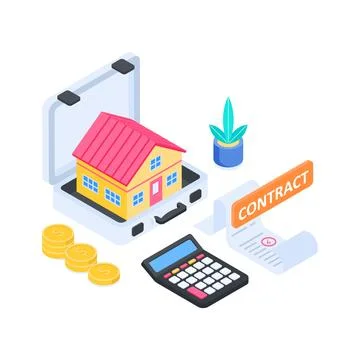 Visually engaging isometric illustration of live lecture for modern digital Stock Illustration