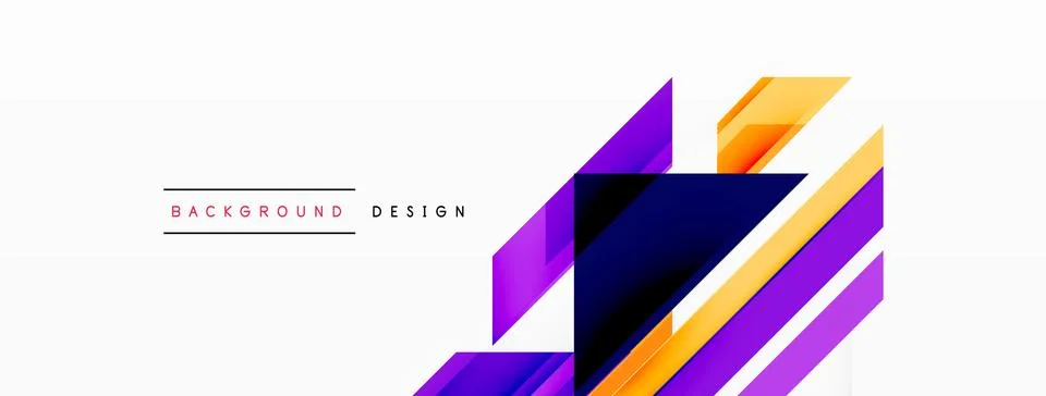 Visually striking background design featuring dynamic geometric lines and arrows Stock Illustration