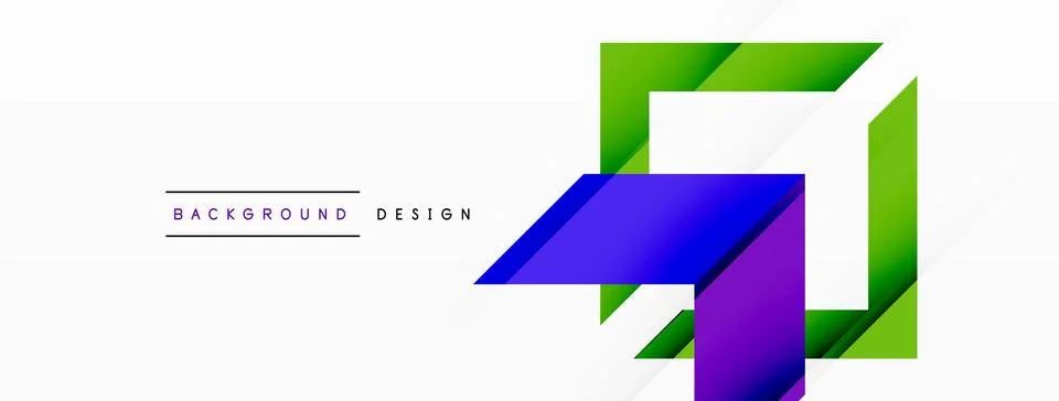 Visually striking background design featuring dynamic geometric lines and arrows Stock Illustration