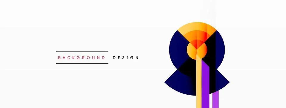 Visually striking background design featuring dynamic geometric lines and arrows Stock Illustration