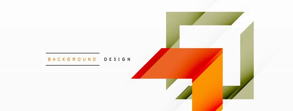 Visually striking background design featuring dynamic geometric lines and arrows Illustrazione stock